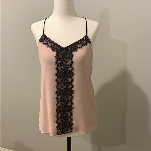 Express Tops - Pink and black cami